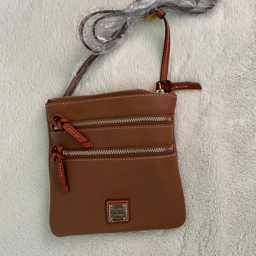 Dooney & Bourke Brown Crossbody Bag